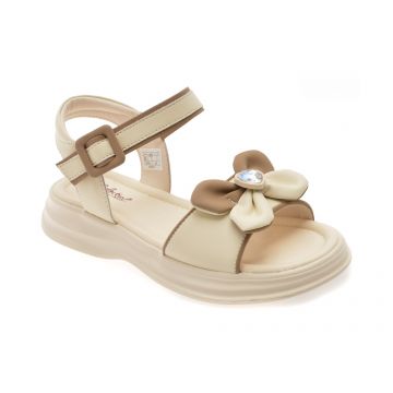 Sandale SELECTION KIDS albe, 12071, din piele naturala