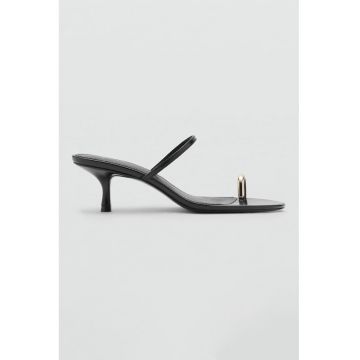 Sandale slip-on din piele ecologica