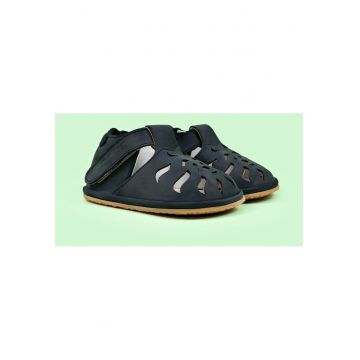 Sandale Barefoot din piele naturala - Camo - Negru - Negru