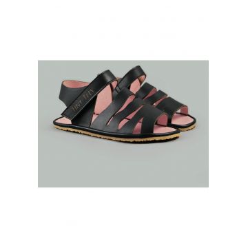Sandale Barefoot din piele naturala - Daylla - Negru - Negru