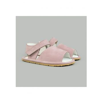 Sandale Barefoot din piele naturala - Nadeis - Roz