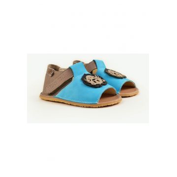 Sandale Barefoot din piele naturala - Nala - Albastru - Albastru
