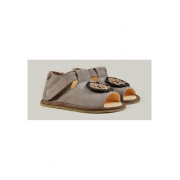 Sandale Barefoot din piele naturala - Rani - Maro - Maro