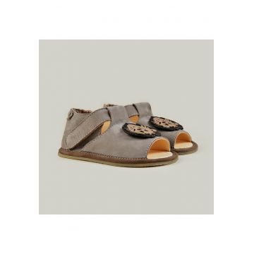 Sandale Barefoot din piele naturala - Rani - Maro