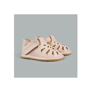 Sandale Barefoot din piele naturala - Shira - Roz