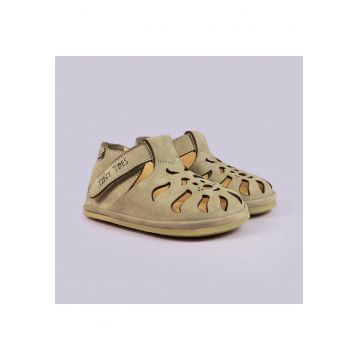 Sandale Barefoot din piele naturala - Tally - Bej