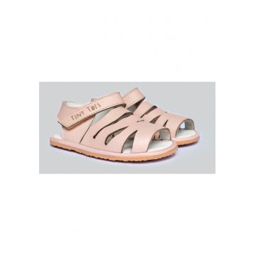 Sandale Barefoot din piele naturala - Taylla - Roz - Roz
