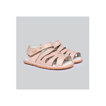 Sandale Barefoot din piele naturala - Taylla - Roz