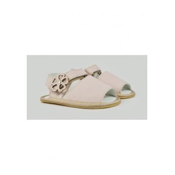 Sandale Barefoot din piele naturala - Violet - Roz - Roz pal