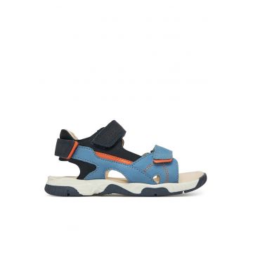 Sandale copii -  albastru - piele naturala