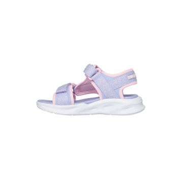 Sandale cu inchidere velcro si LED-uri