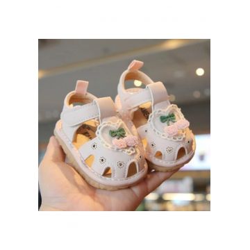 Sandale  Cu Piuitoare - Model Cirese - Piele Ecologica - Velcro - Fete