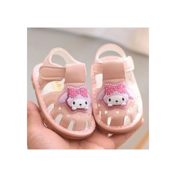 Sandale  Cu Piuitoare - Model Melody - Piele Ecologica - Velcro - Fete