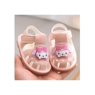 Sandale  Cu Piuitoare - Model Melody - Piele Ecologica - Velcro - Fete