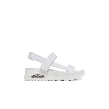 Sandale dama - 119813 -  Textil - Alb - Alb