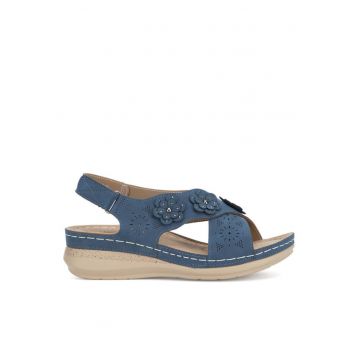 Sandale dama - 37073 -  Sintetic - Bleumarin