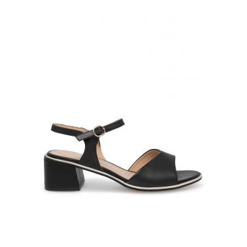 Sandale dama - 43091 -  Piele naturala - Negru