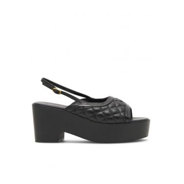 Sandale dama - 80825 -  Sintetic - Negru