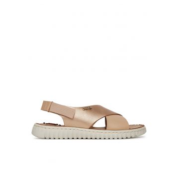 Sandale dama  auriu - tesatura 40 Go Soft
