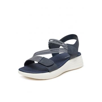 Sandale dama  bleumarin - tesatura