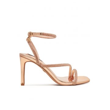 Sandale dama -  Cu toc - Auriu