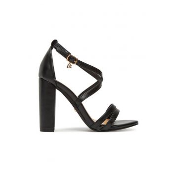 Sandale dama -  LW0812-20 - piele ecologica - negru