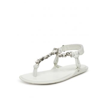 Sandale dama  model CALLIO-V1898-103-1 - piele naturala - alb