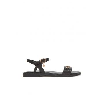 Sandale dama -  MX/026C-EST - piele naturala - negru