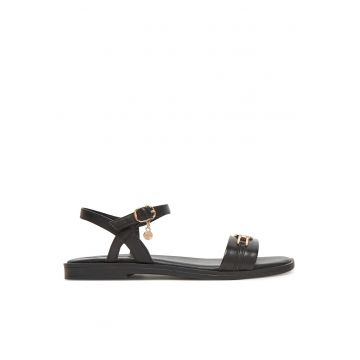 Sandale dama -  MX/026C-EST - piele naturala - negru