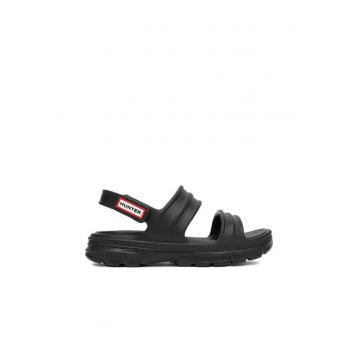 Sandale dama  negre - plastic - Negru