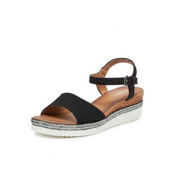 Sandale dama -  negru - tesatura