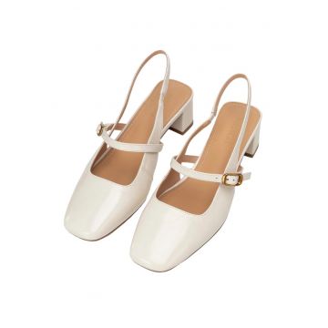 Sandale dama -  piele naturala - bej