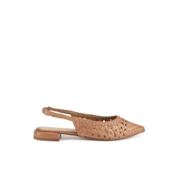 Sandale dama  piele naturala - maro