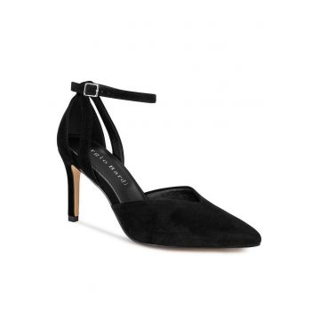 Sandale dama -  piele naturala - negru -