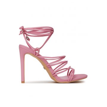 Sandale dama -  roz - piele ecologica -