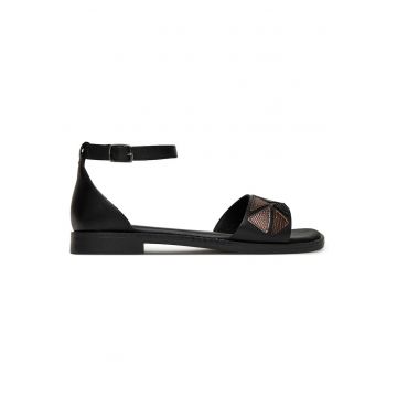 Sandale dama -  RST-EMIE-01 - piele naturala - negru