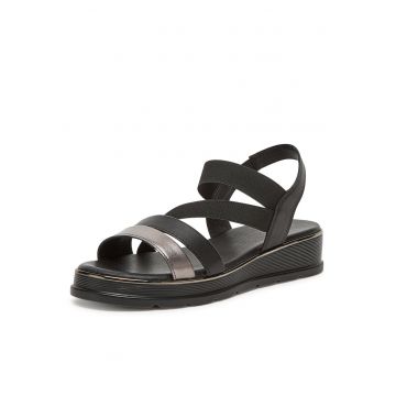 Sandale dama -  RST-HANA-01 - piele naturala - negru