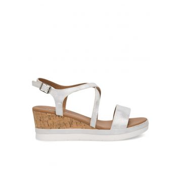 Sandale dama -  Sintetic - Argintiu