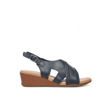 Sandale dama -  WB-ELIA-03 - bleumarin - piele naturala