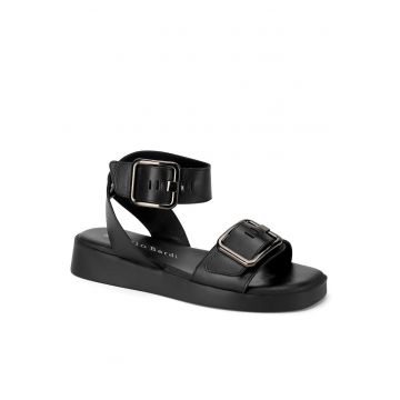 Sandale dama -  WI16-D1081-04SB - piele naturala - negru