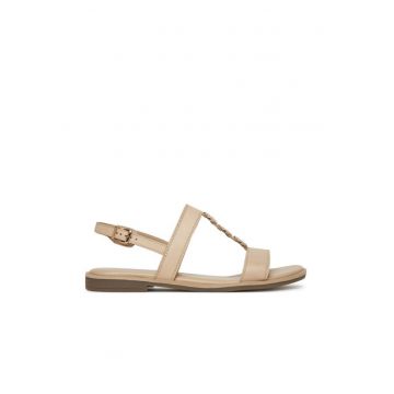 Sandale dama -  WI16-FOXI-76 - bej - piele naturala