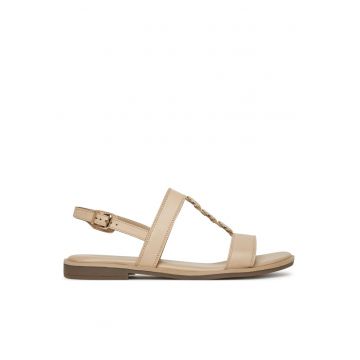 Sandale dama -  WI16-FOXI-76 - bej - piele naturala