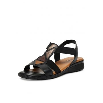 Sandale dama  WI16-INES-06 - piele naturala - negru