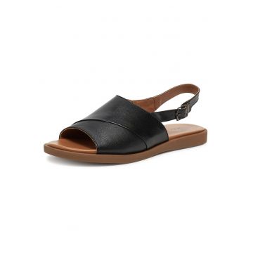 Sandale dama -  WI23-3096-08 - piele naturala - negru