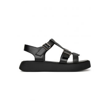 Sandale dama -  WI23-KEANY-01 - piele naturala - negru