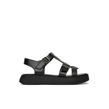 Sandale dama -  WI23-KEANY-01 - piele naturala - negru