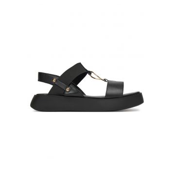 Sandale dama -  WI23-KEANY-02 - piele naturala - negru