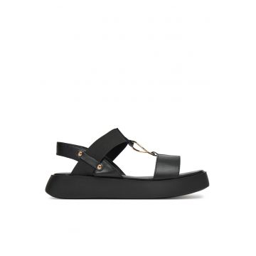 Sandale dama -  WI23-KEANY-02 - piele naturala - negru