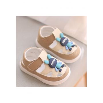 Sandale  Model AL Hope - Piele ecologica - Baieti - Crem cu ivoire