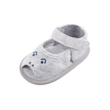 Sandale  Model Animalut - Casual - Textil - Baieti - Gri
